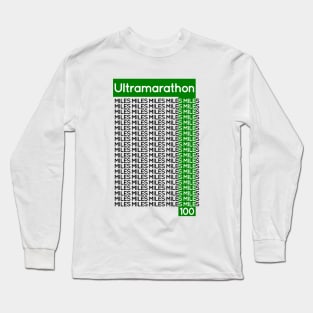 ULTRAMARATHON 100 miles | Smile Long Sleeve T-Shirt